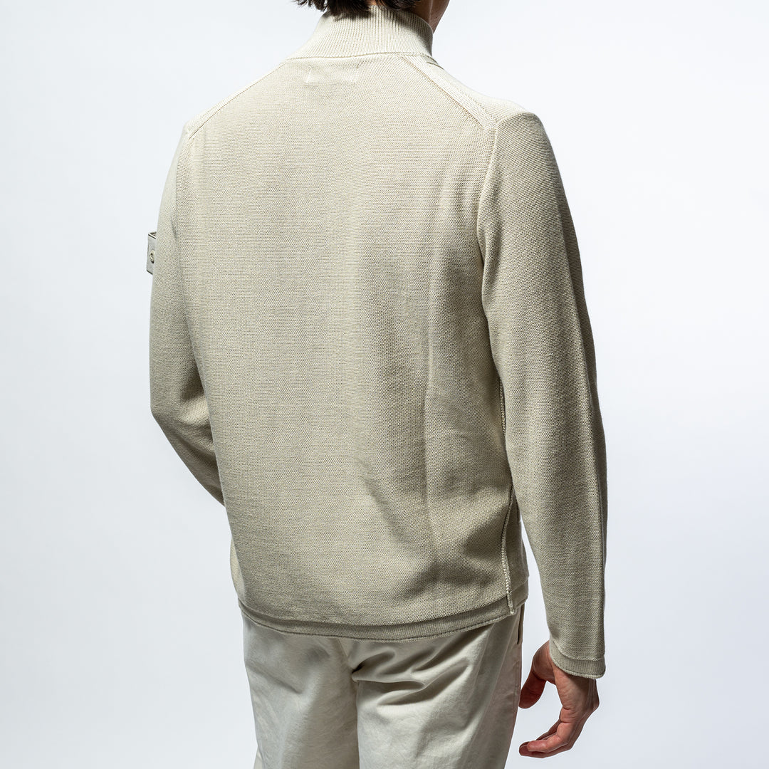 Knitted Zip Ghost BEIGE