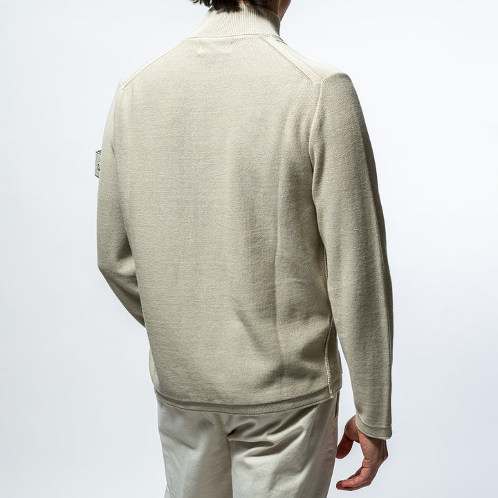 Knitted Zip Ghost BEIGE