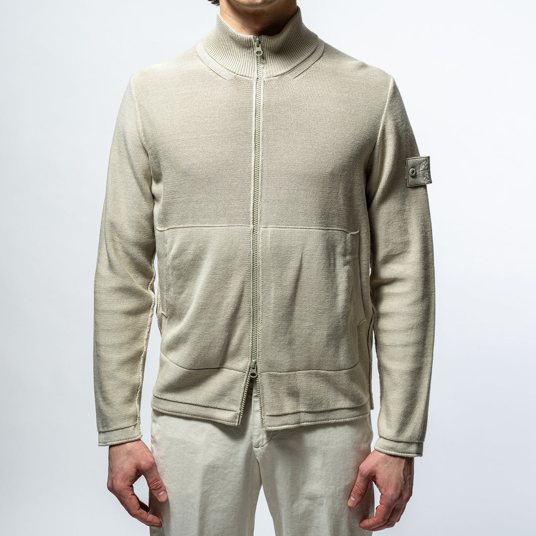 Knitted Zip Ghost BEIGE