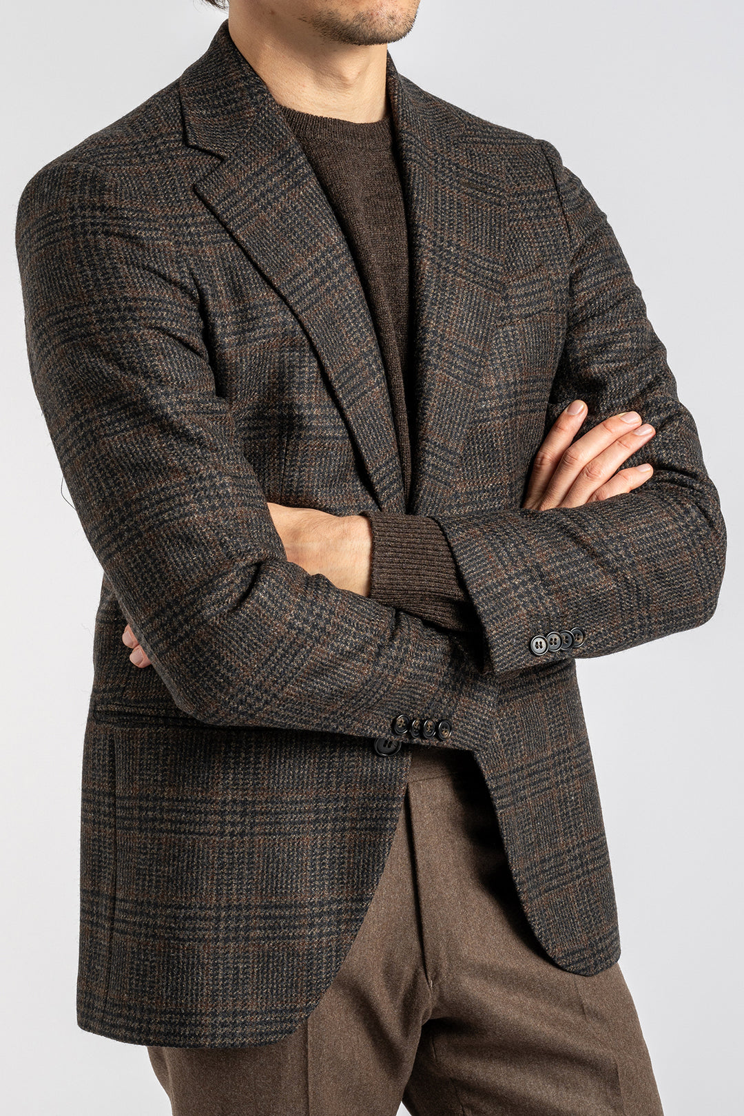 Krippe Blazer Dark Brown