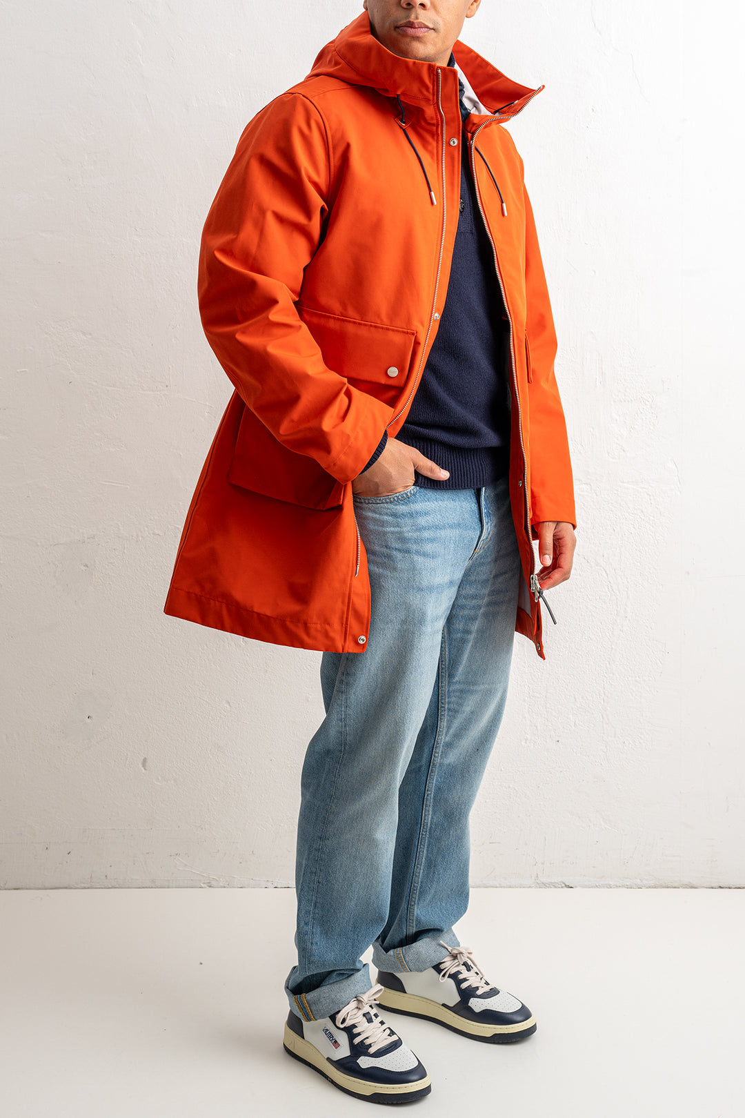 Mens Parka Coast Orange