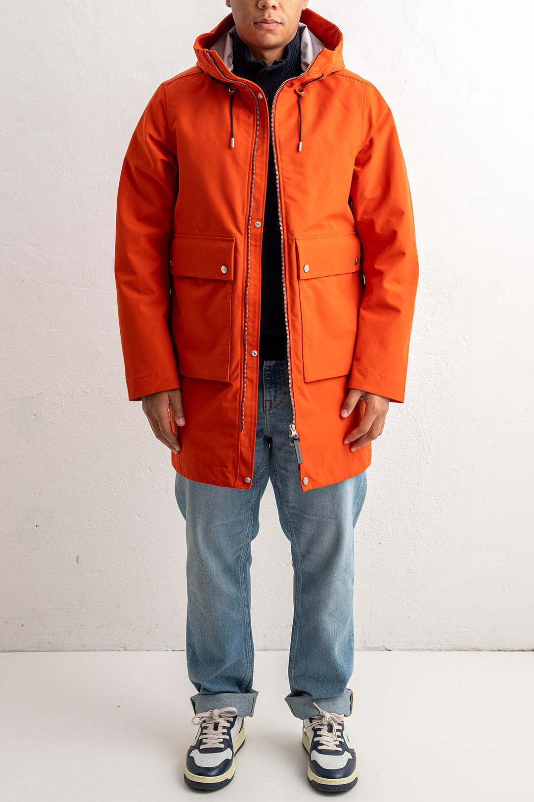 Mens Parka Coast Orange