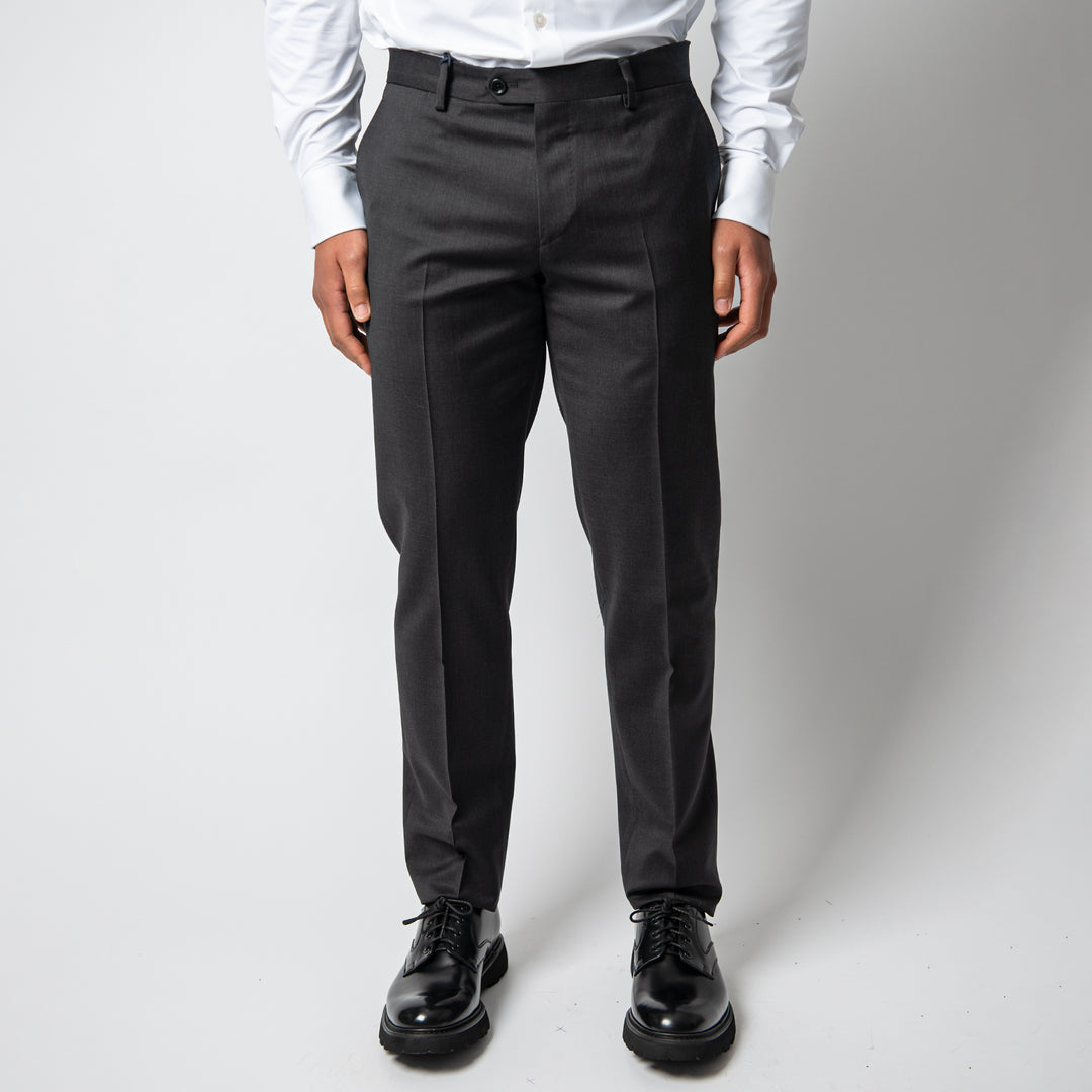 Man Woven Trousers Special Line Dark Grey