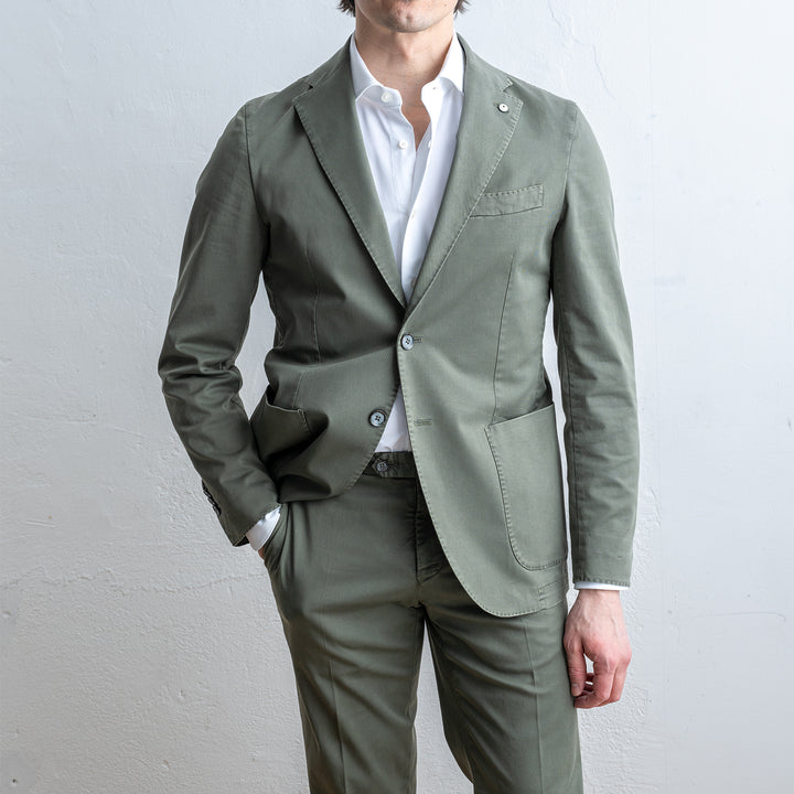 Cotton Garment Dyed Suit SAGE