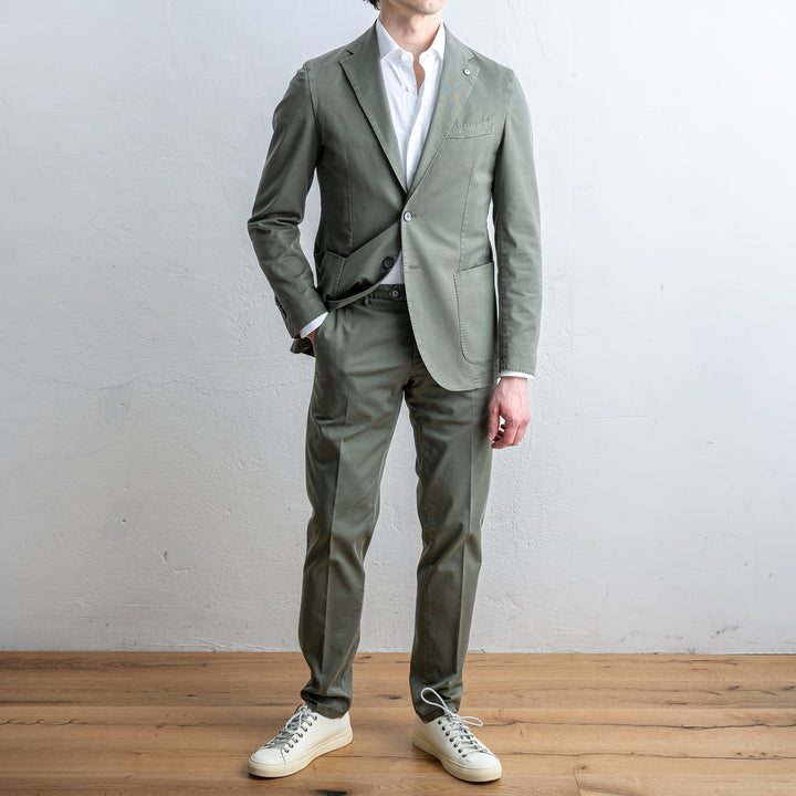 Cotton Garment Dyed Suit SAGE