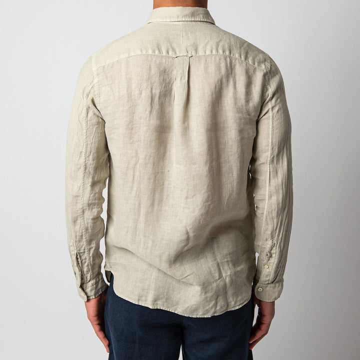 LUXURY LINEN SHIRT KHAKI