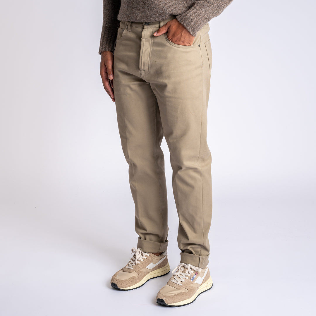 Five Pocket Jimmy Trouser Taupe