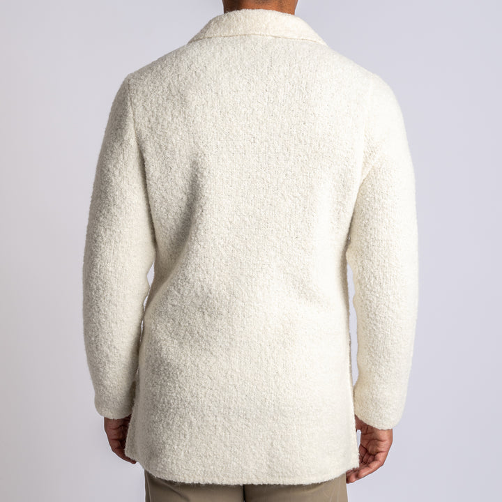 Wool Alpaca Knitted Hybrid Offwhite