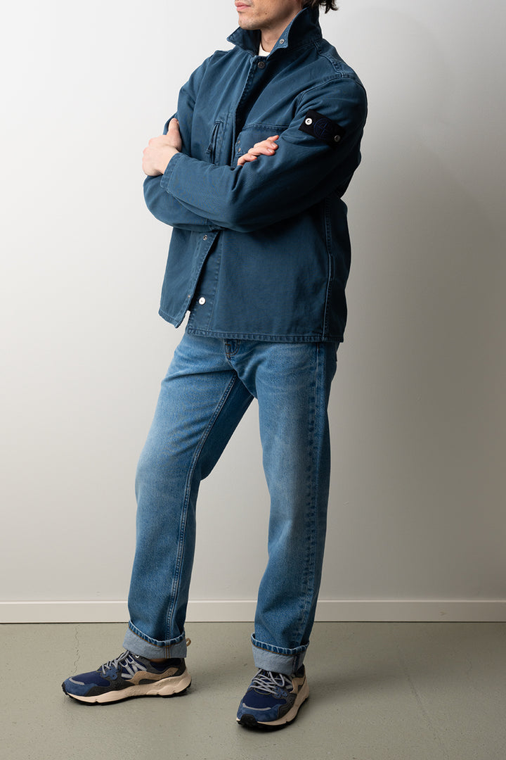 Light Bull Denim Indigo-TC Overshirt 1200001 INDIGO