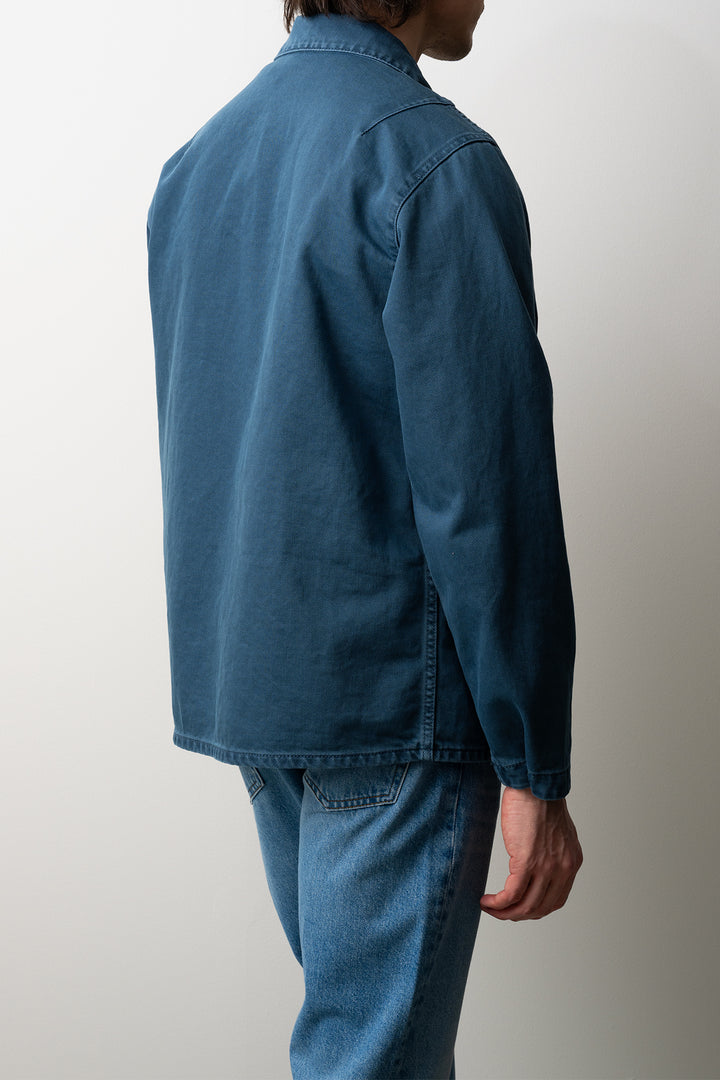 Light Bull Denim Indigo-TC Overshirt 1200001 INDIGO