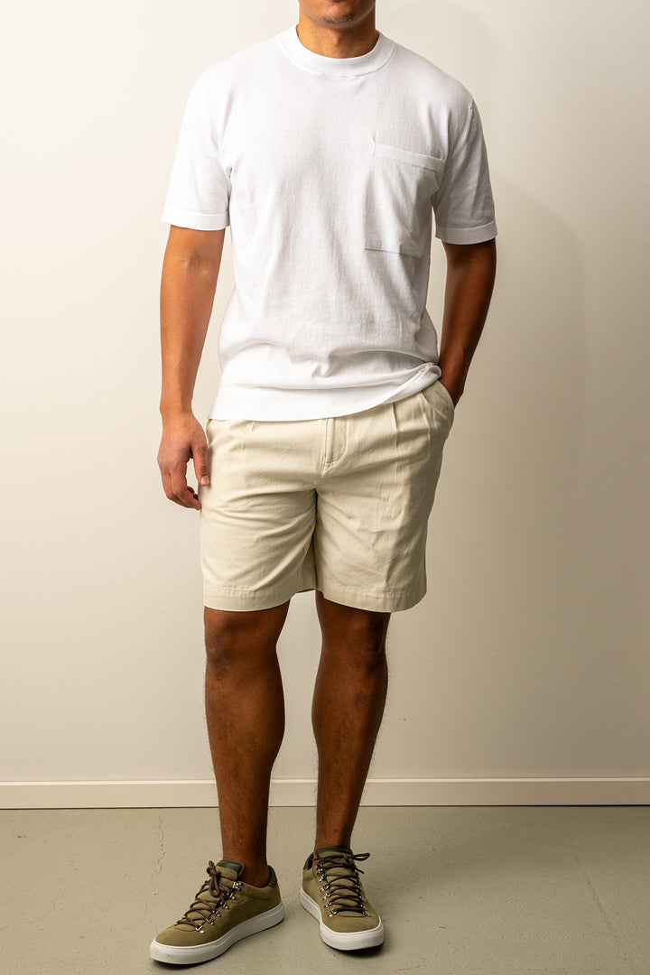 Light Canvas Chino Shorts SAND