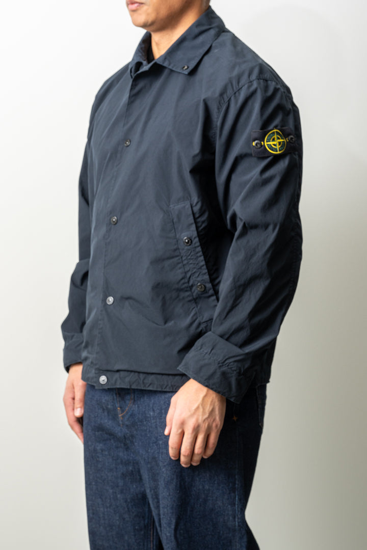 Light Compact Touch Poly-TC Recycled Jacket 4100041 Navy Blue