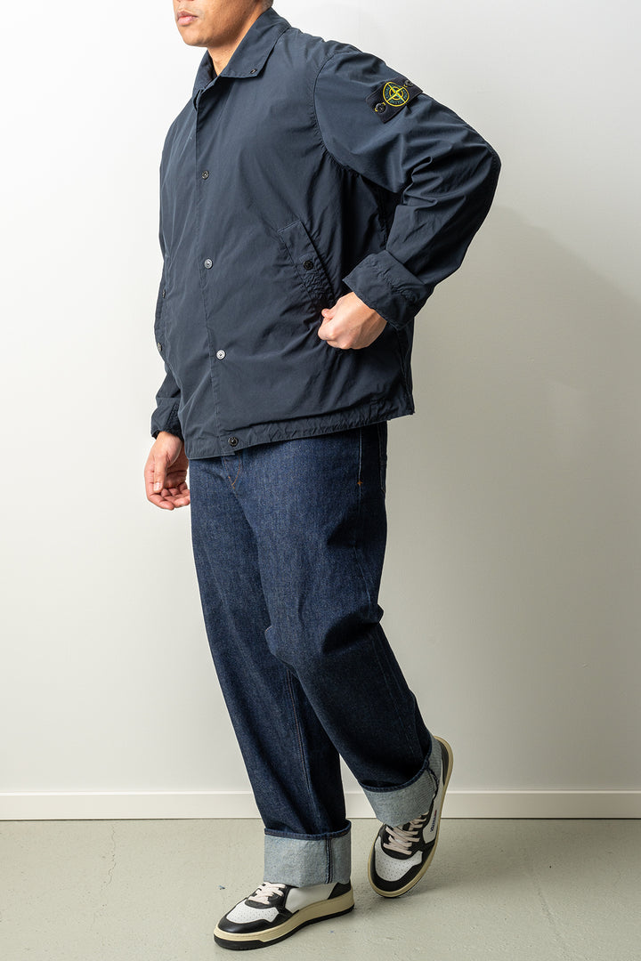 Light Compact Touch Poly-TC Recycled Jacket 4100041 Navy Blue