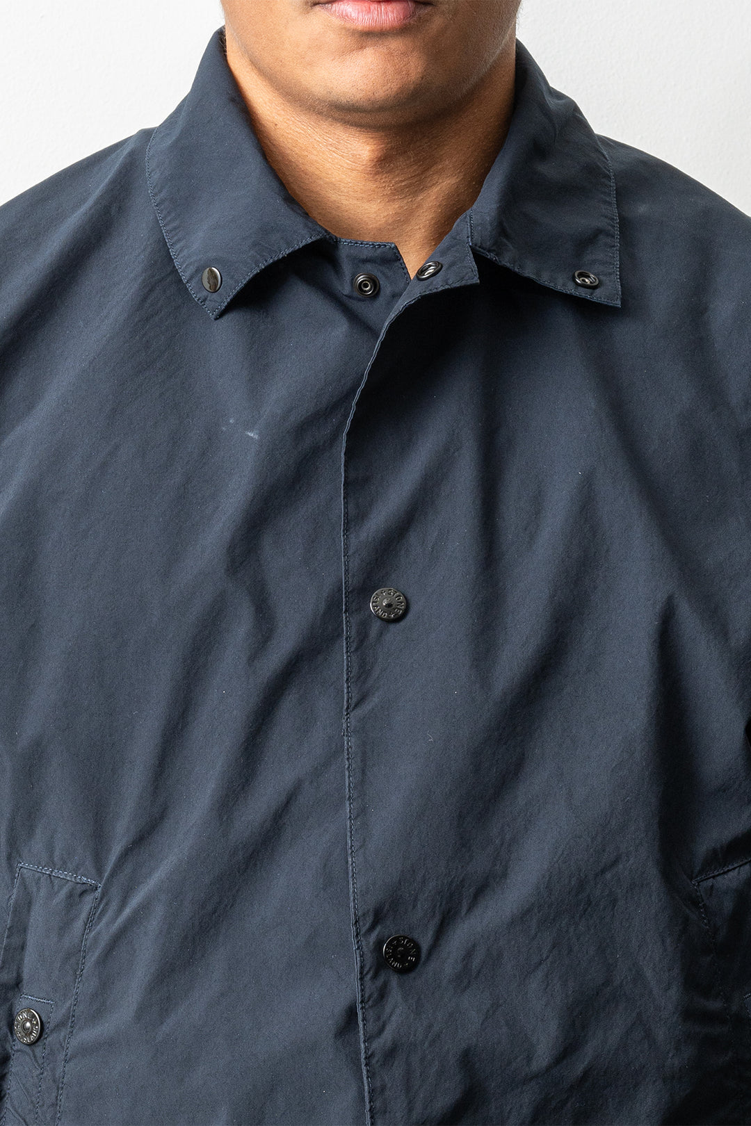 Light Compact Touch Poly-TC Recycled Jacket 4100041 Navy Blue