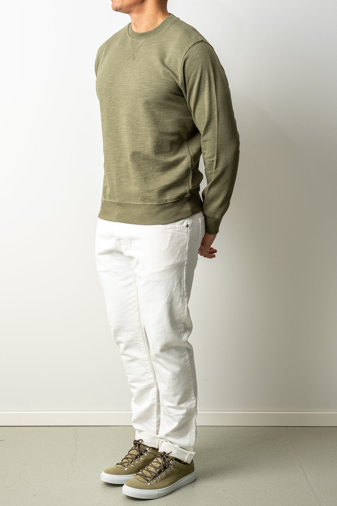 Light Cotton Sweatshirt Green