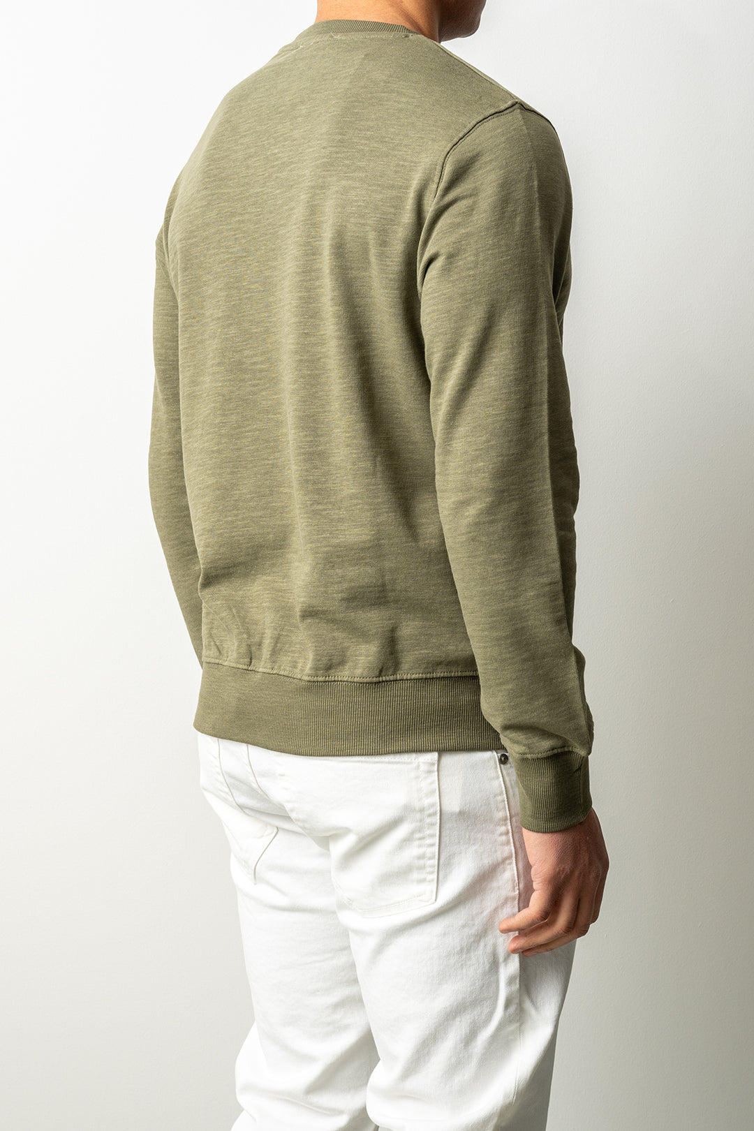 Light Cotton Sweatshirt Green