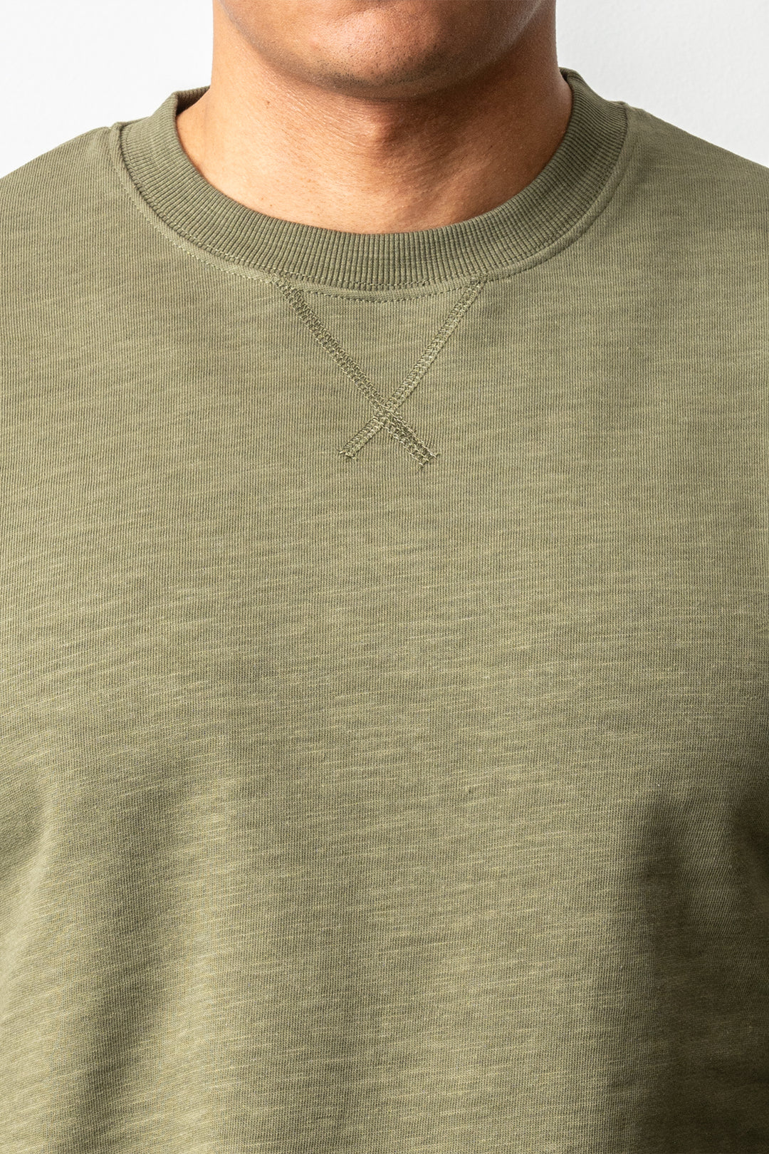 Light Cotton Sweatshirt Green