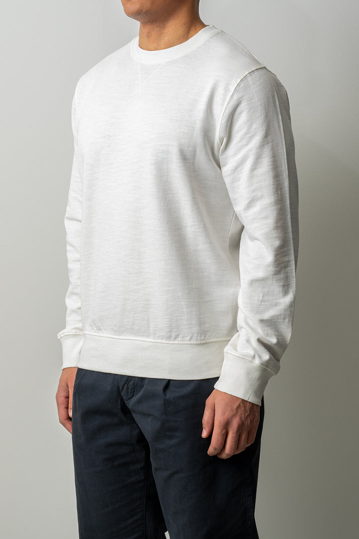 Light Cotton Sweatshirt Offwhite