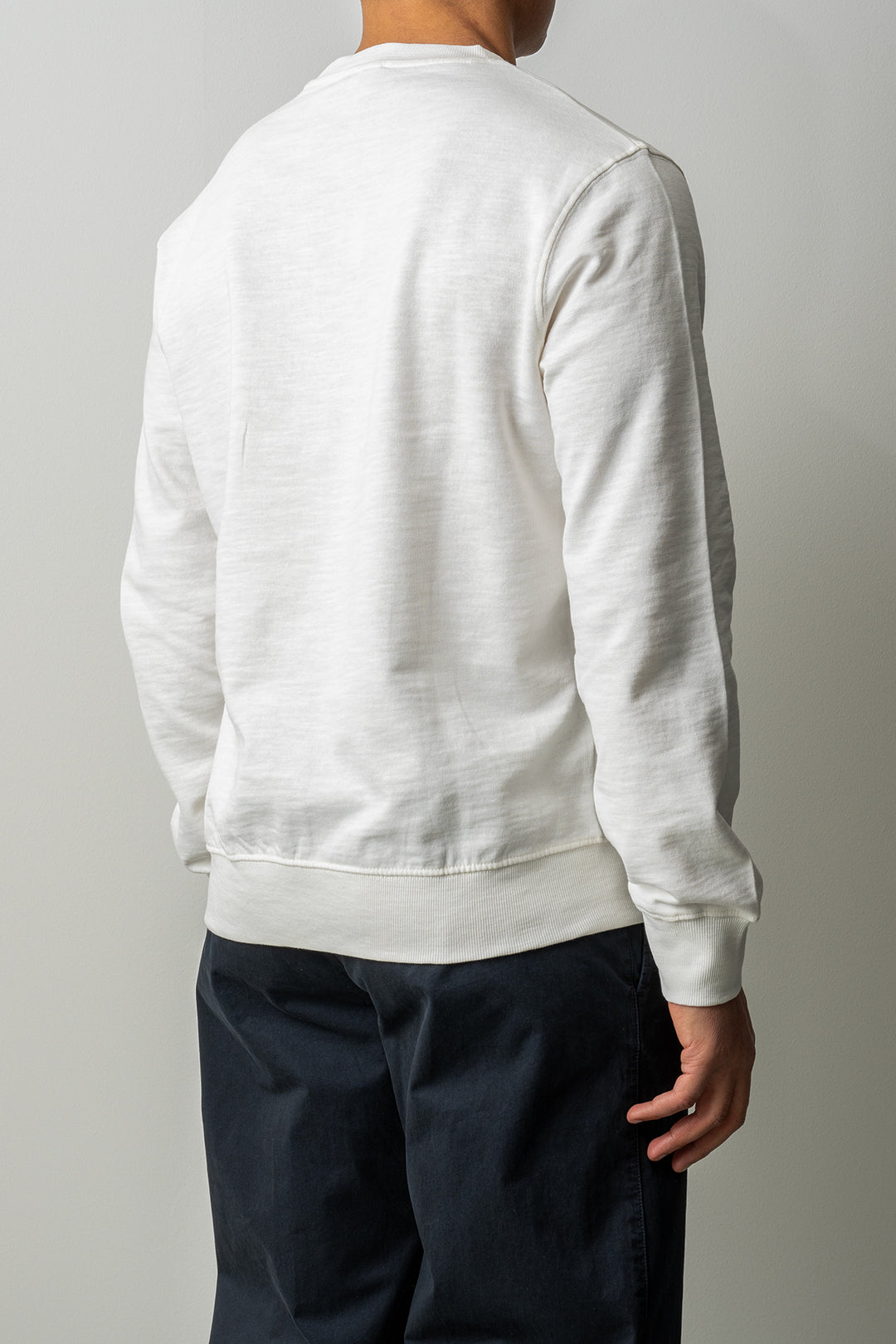 Light Cotton Sweatshirt Offwhite