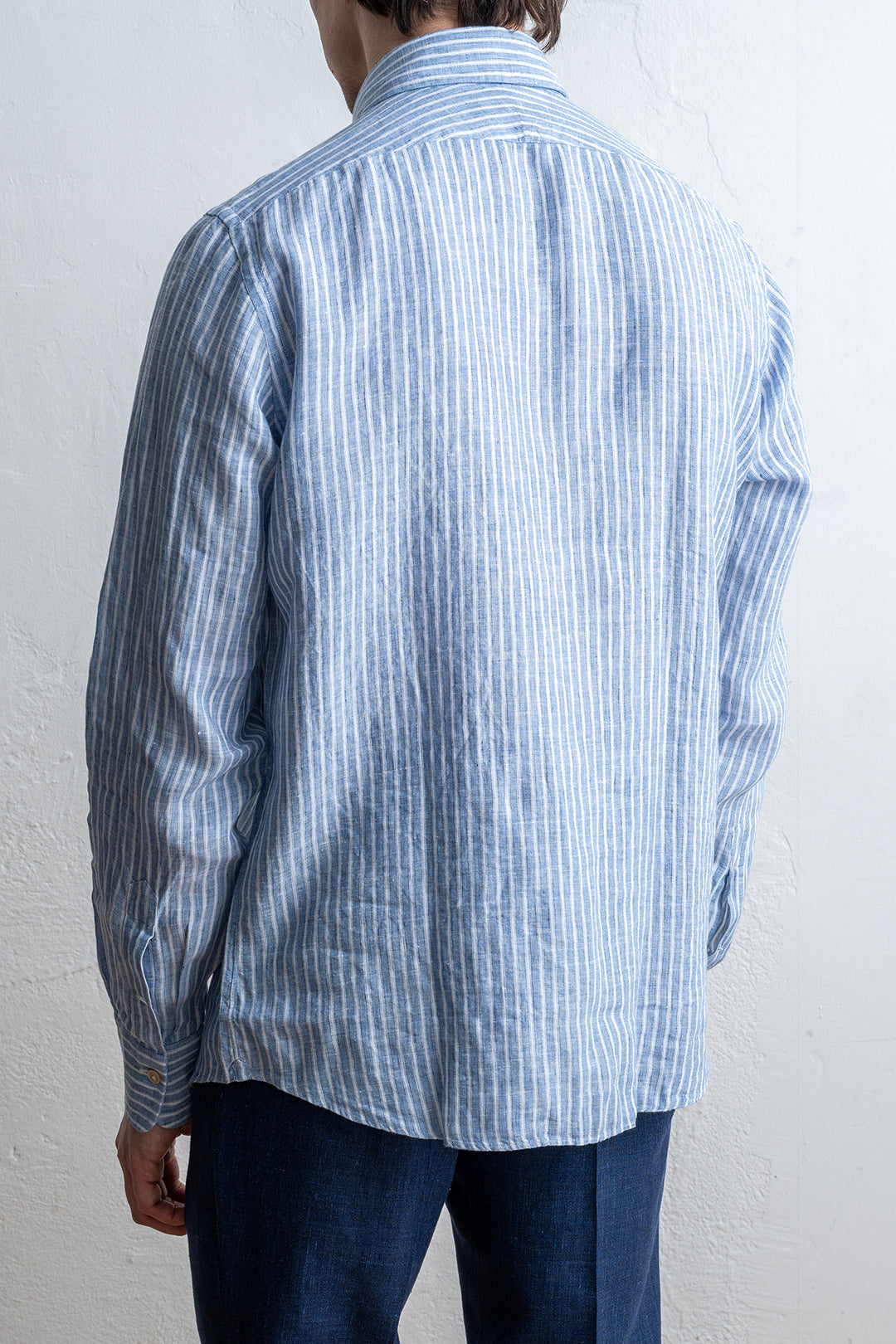 Linen Aloe Vera Shirt Blue