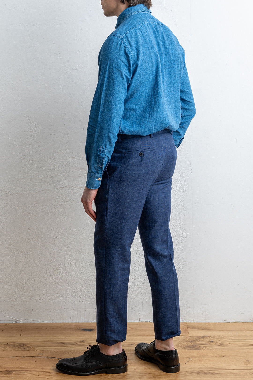 Linen Cotton Chambray Denim