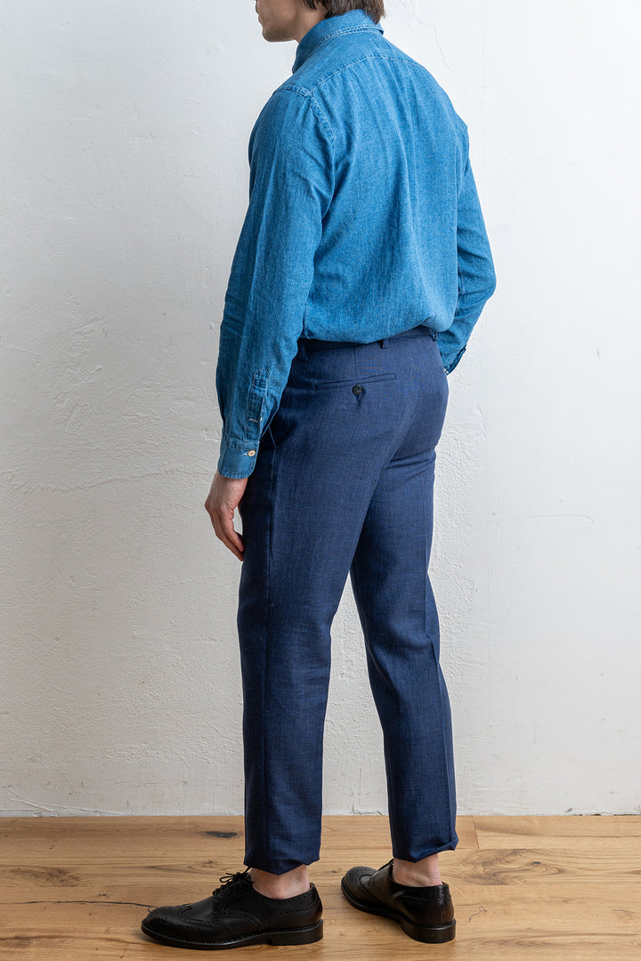 Linen Cotton Chambray Denim