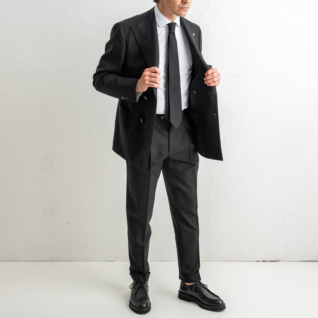 Double Breasted Tailor Blazer Black
