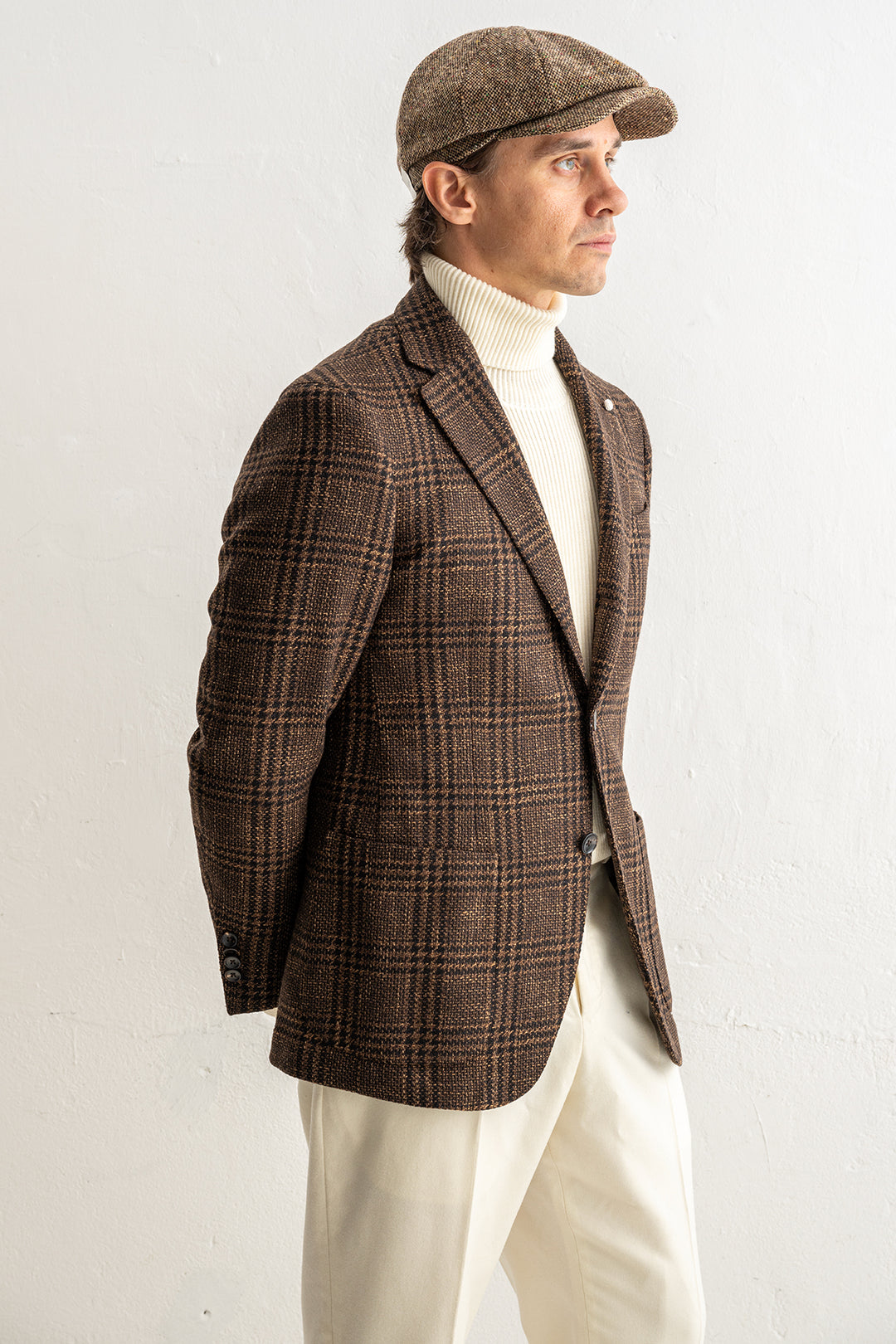 Blazer Three Button Brown