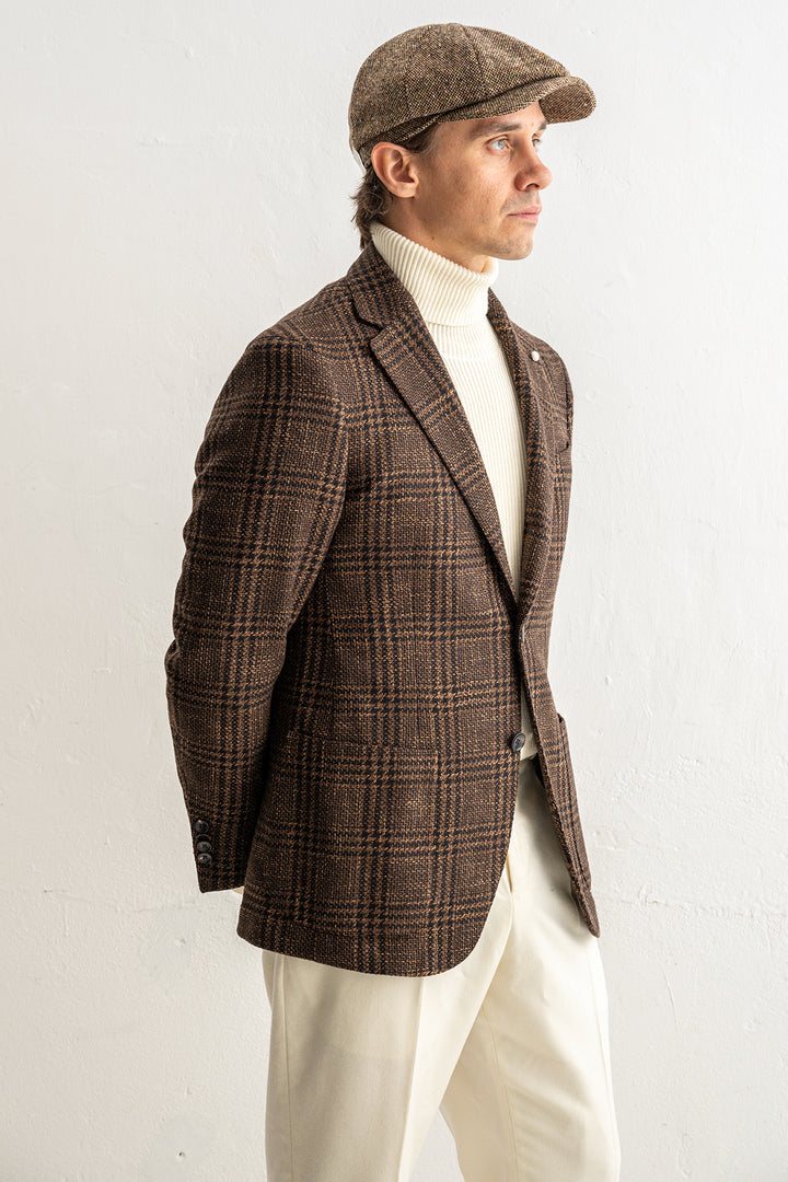 Blazer Three Button Brown