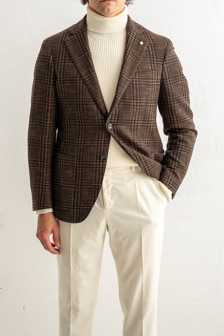 Blazer Three Button Brown