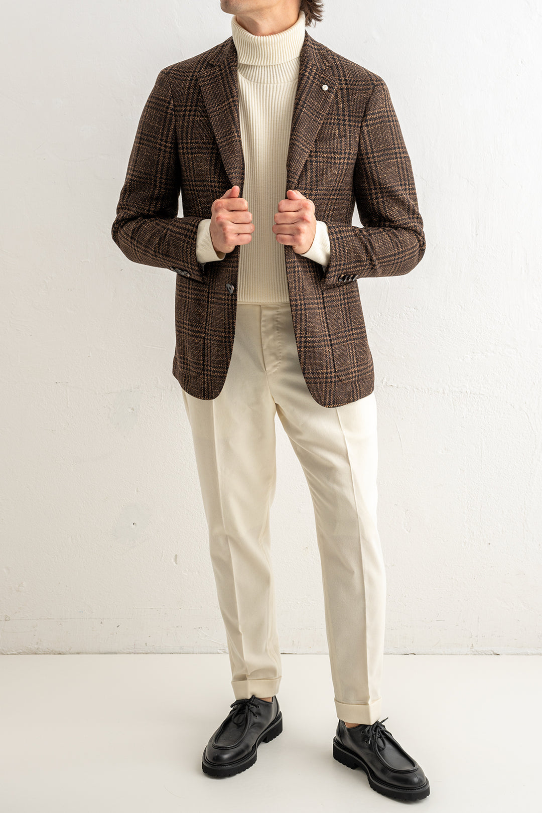 Blazer Three Button Brown
