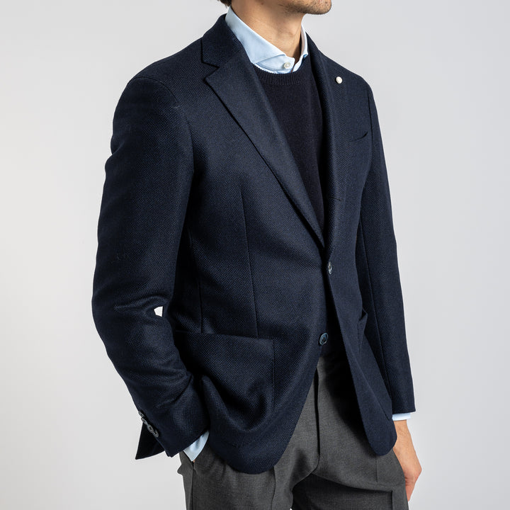 Three Button Blazer Navy