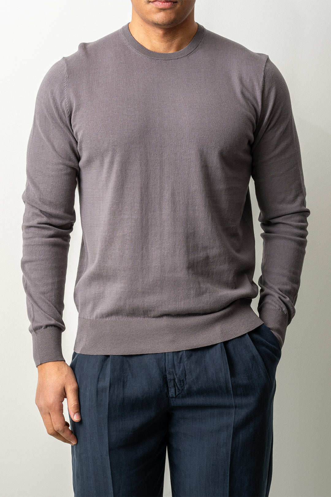 Luxury 14 Gauge Crewneck CLAY