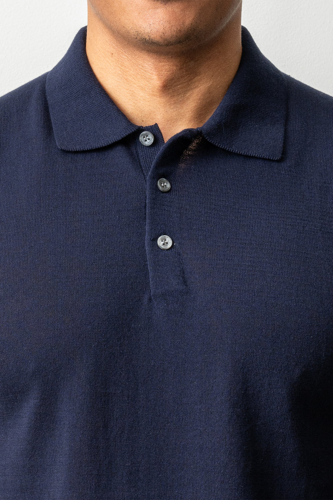 Luxury 18 Gauge SS Polo Navy
