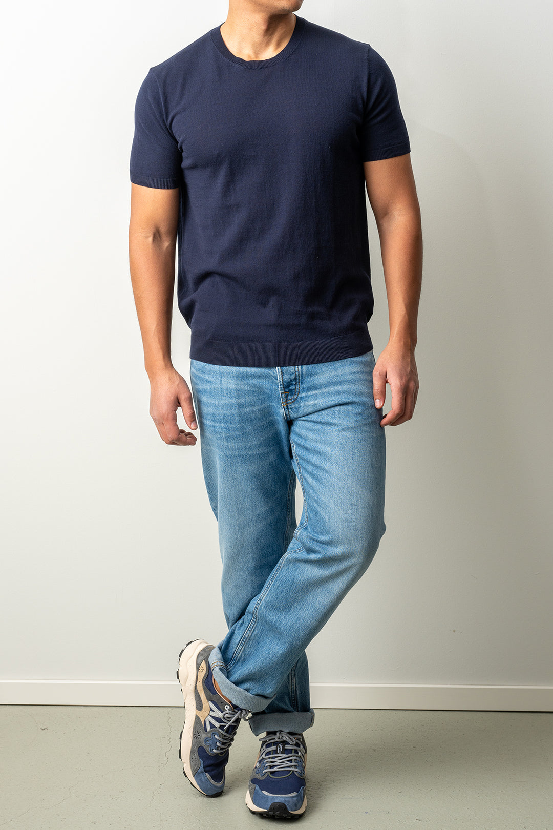 Luxury 18 Gauge T-shirt Navy