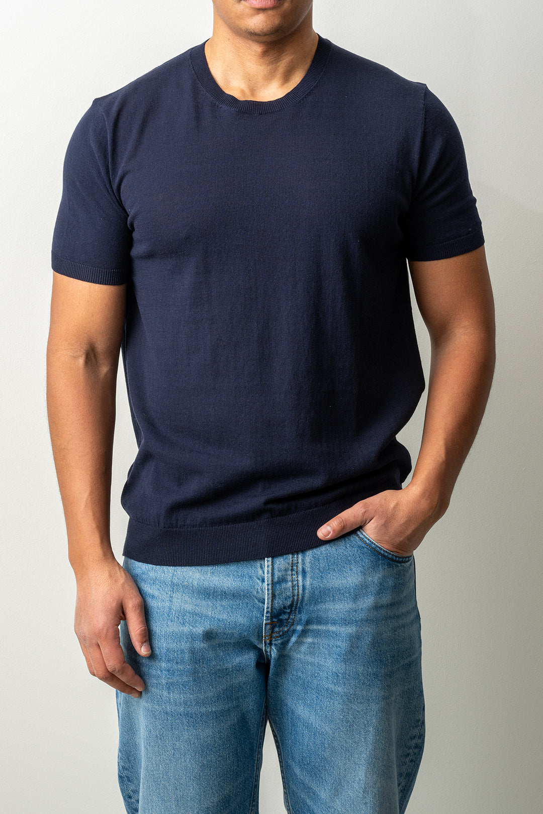 Luxury 18 Gauge T-shirt Navy