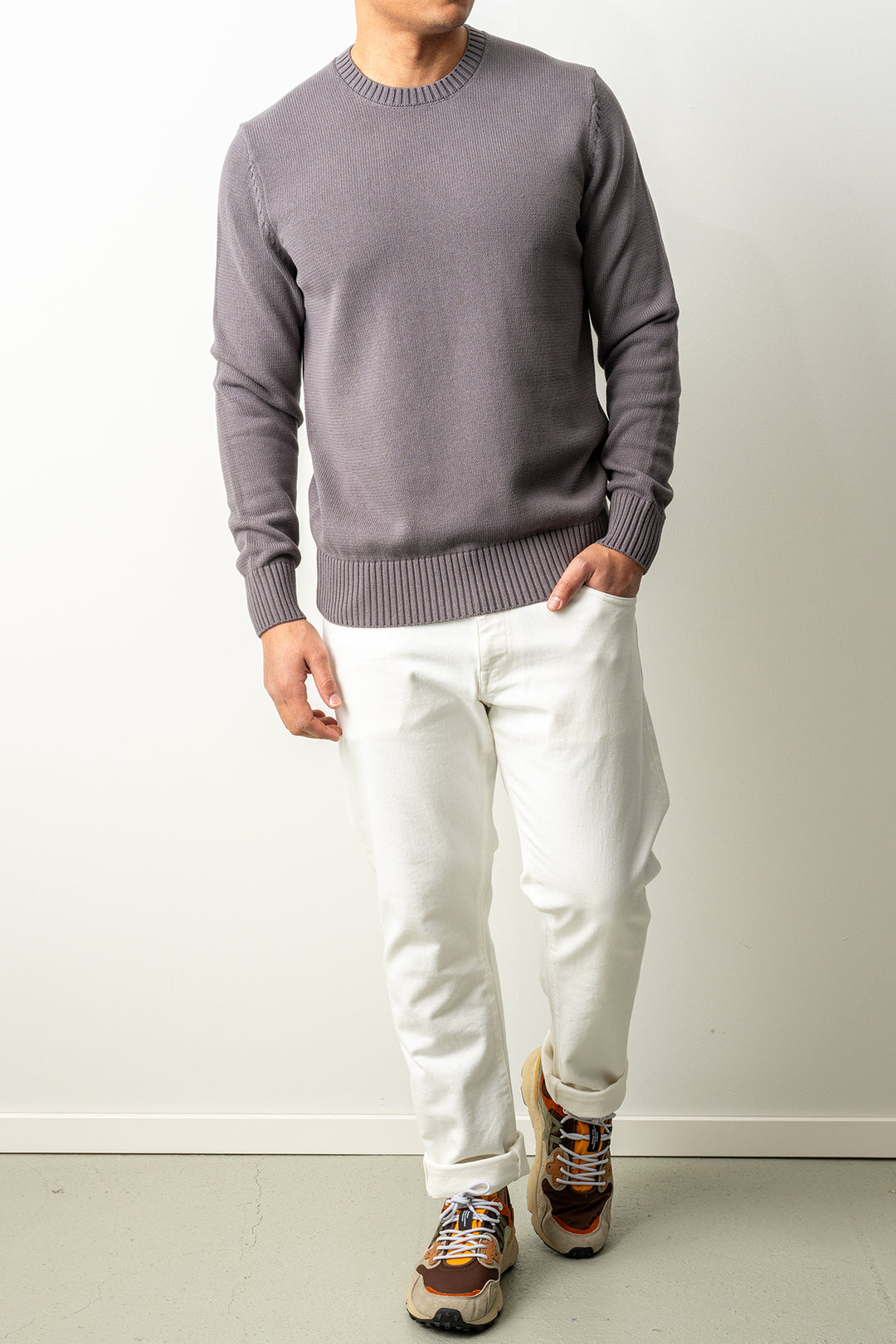 Luxury 7 Gauge Crewneck CLAY