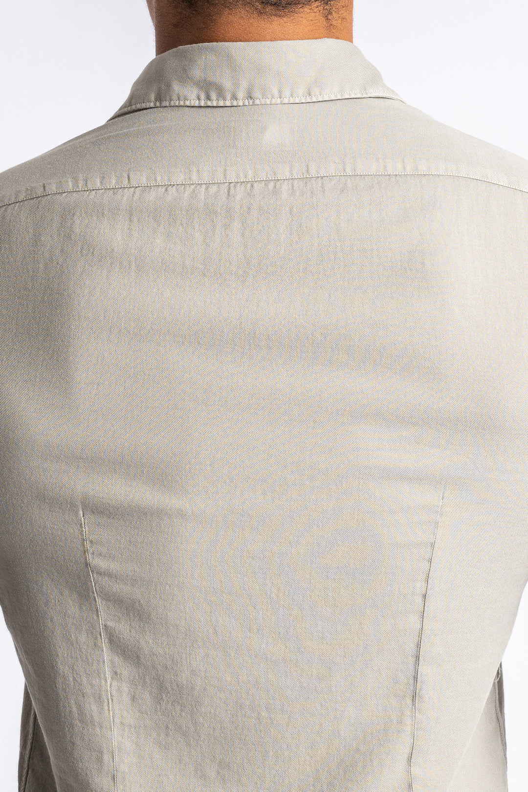 Luxury Cotton Flannel Shirt LEAD GREY