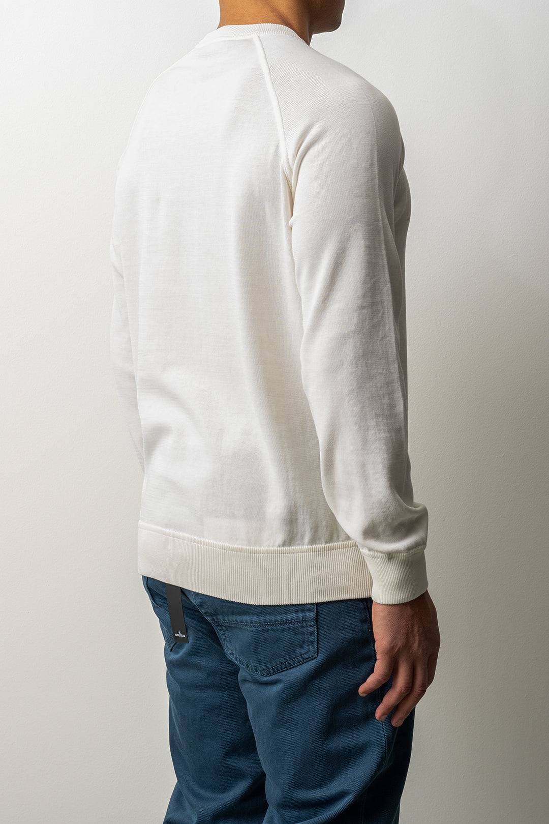 Luxury Creped Cotton Crewneck CREAM