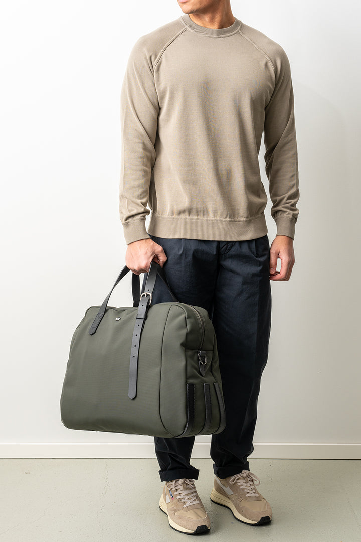 Luxury Creped Cotton Crewneck MOLE