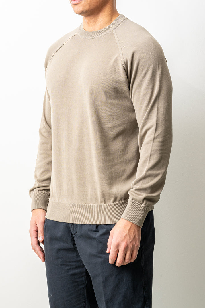 Luxury Creped Cotton Crewneck MOLE