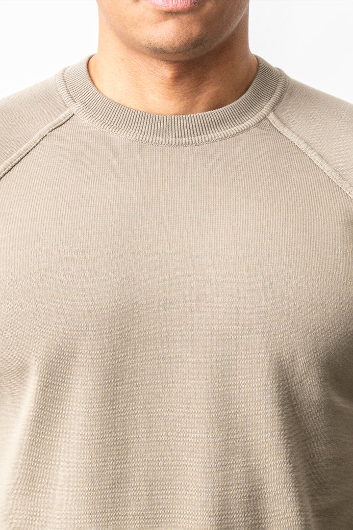 Luxury Creped Cotton Crewneck MOLE
