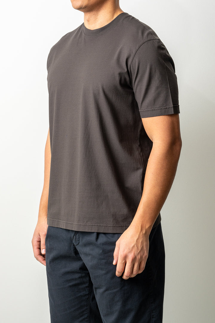 Luxury Creped Cotton T-shirt Grey