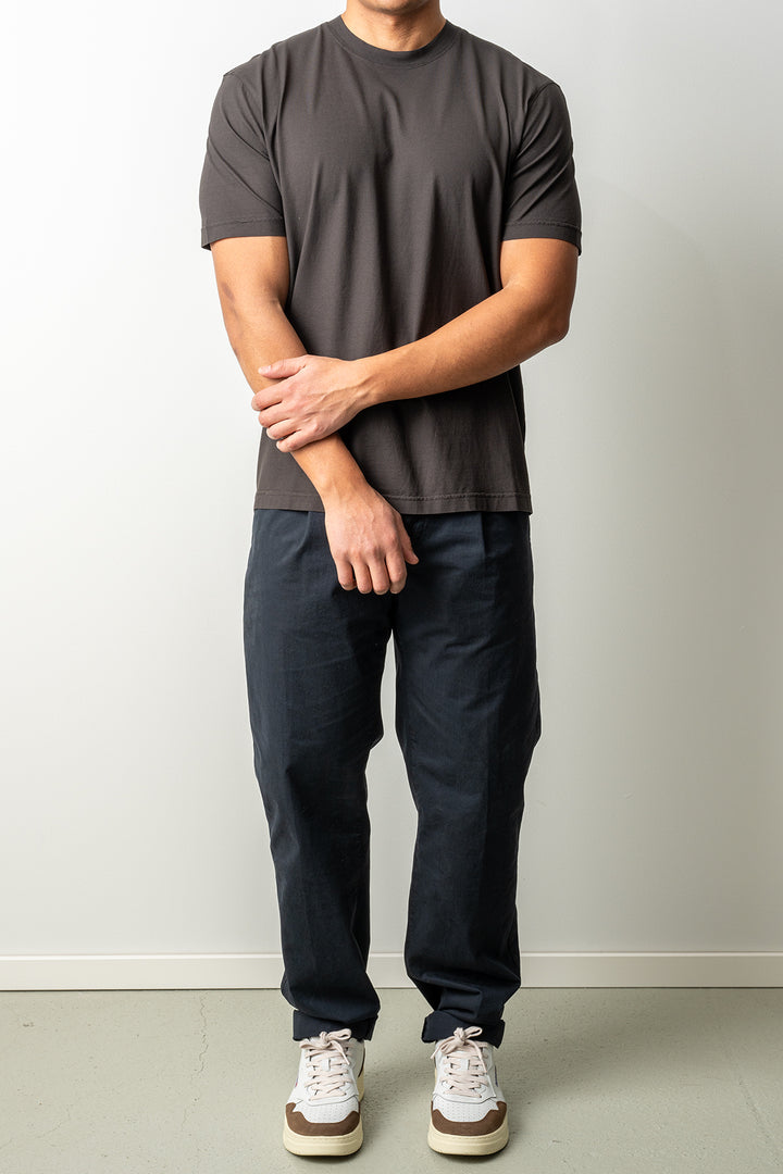 Luxury Creped Cotton T-shirt Grey