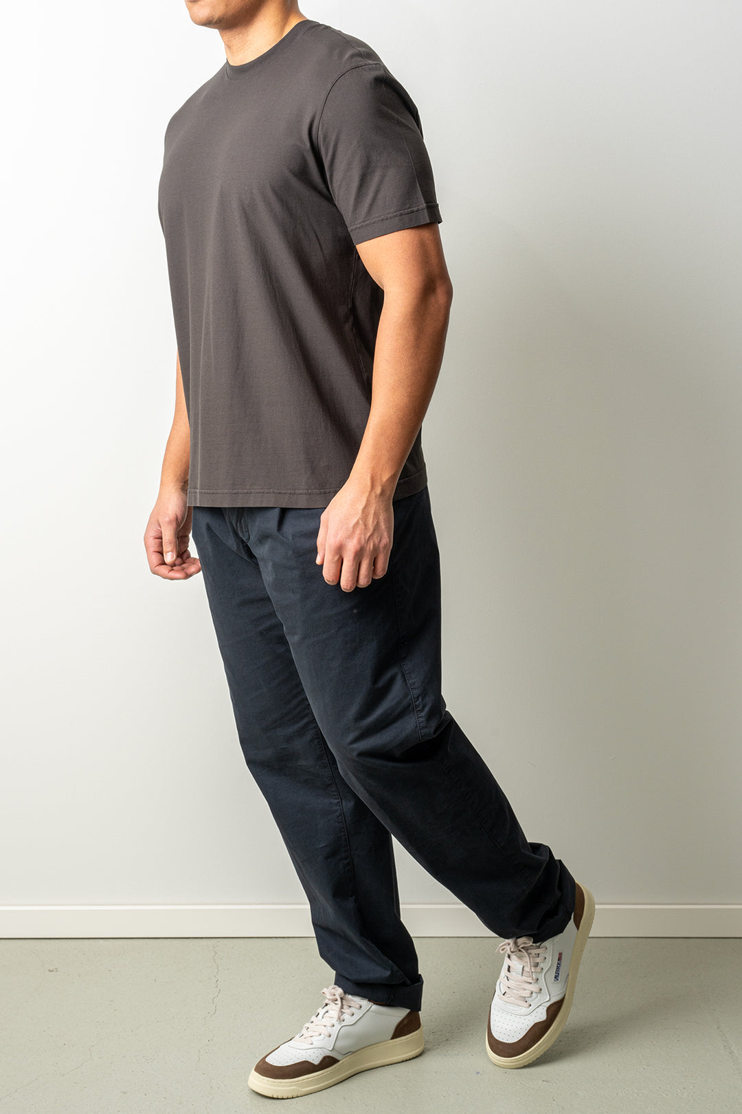 Luxury Creped Cotton T-shirt Grey