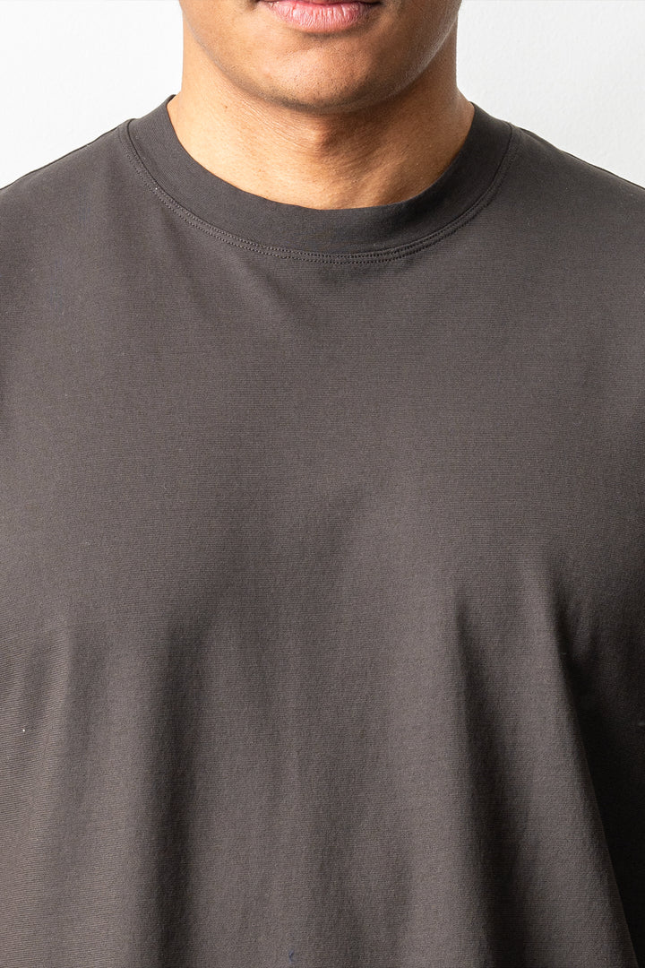 Luxury Creped Cotton T-shirt Grey