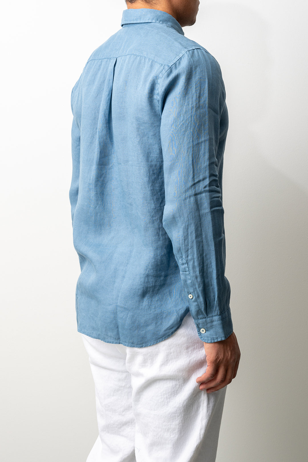 Luxury Linen Shirt Blue