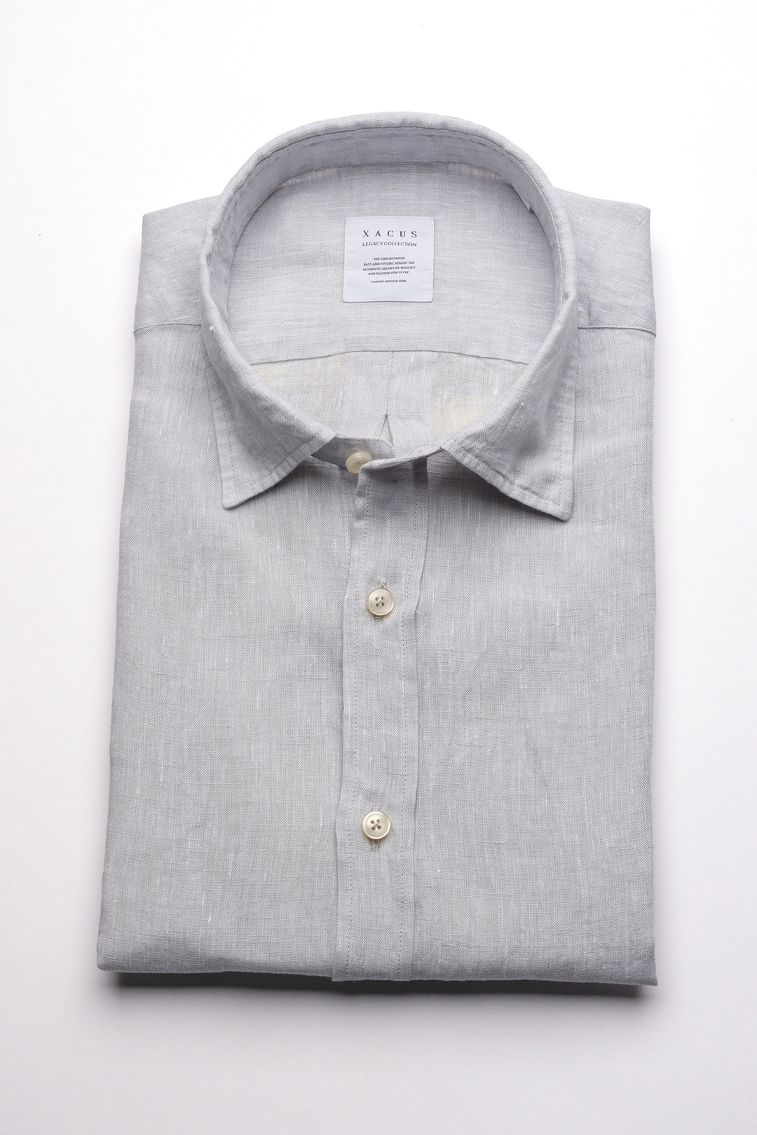 Luxury Linen Shirt Grey