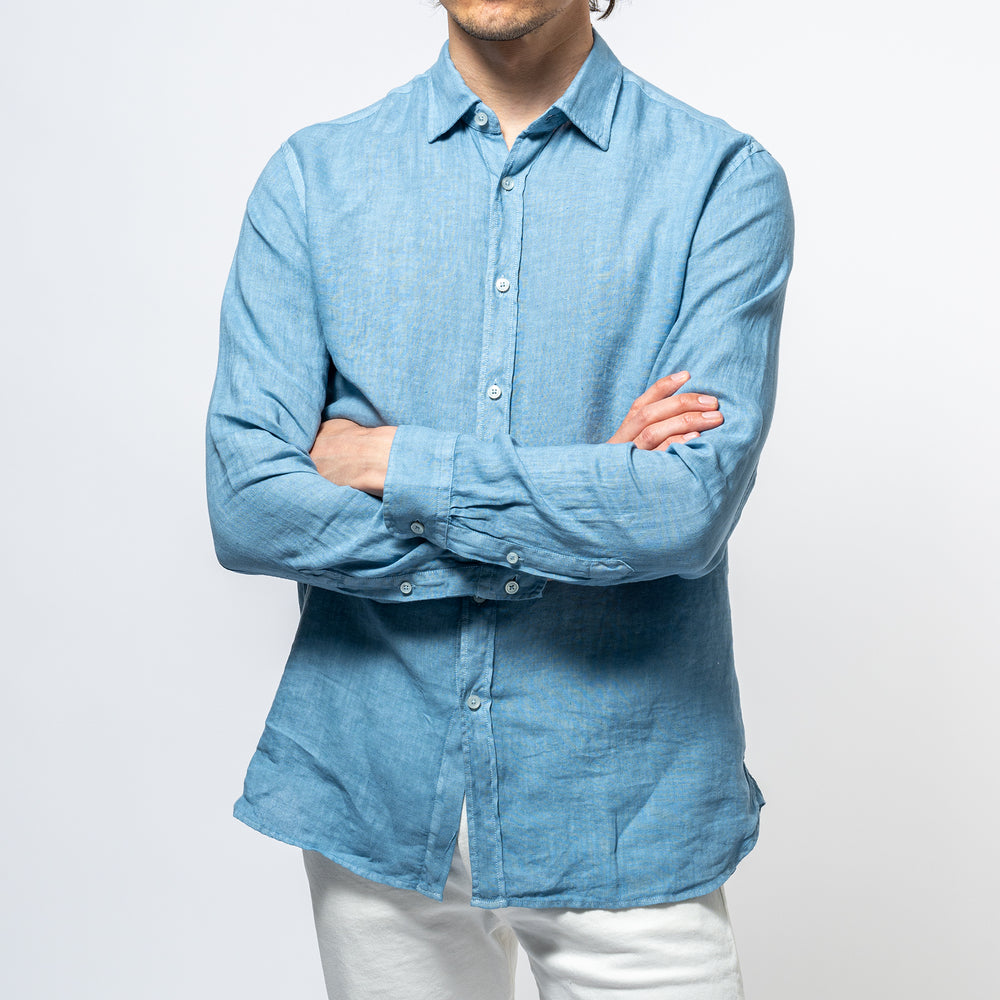 Luxury Linen Shirt LIGHT BLUE