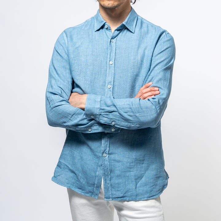 Luxury Linen Shirt LIGHT BLUE
